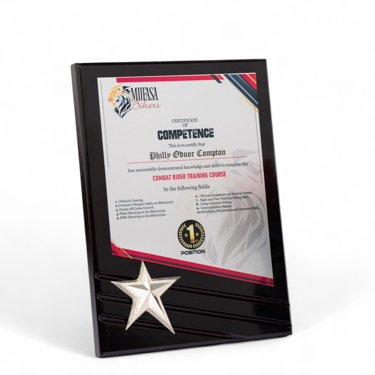 Elegant Custom Award Plaques