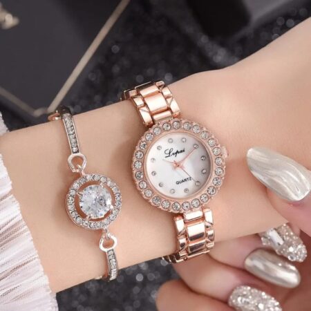 Women's Watch and Bracelet Set