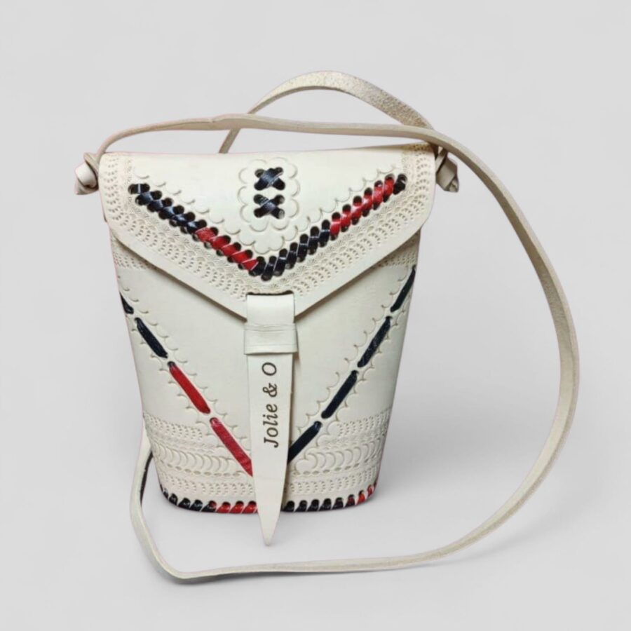 Hand Stitched Genuine Leather Sling Bag - Image 2