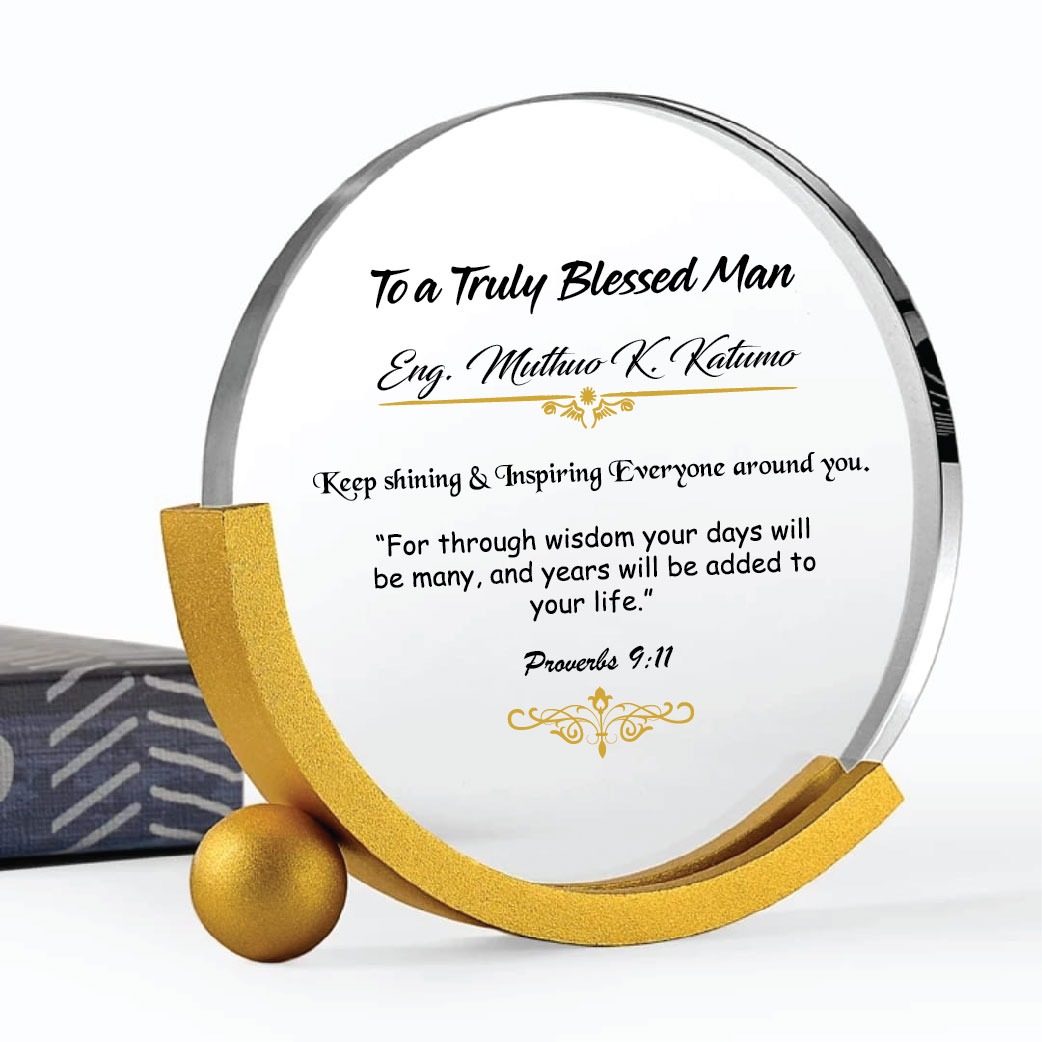 Custom Branded Round Crystal Awards – Round Crystal Award