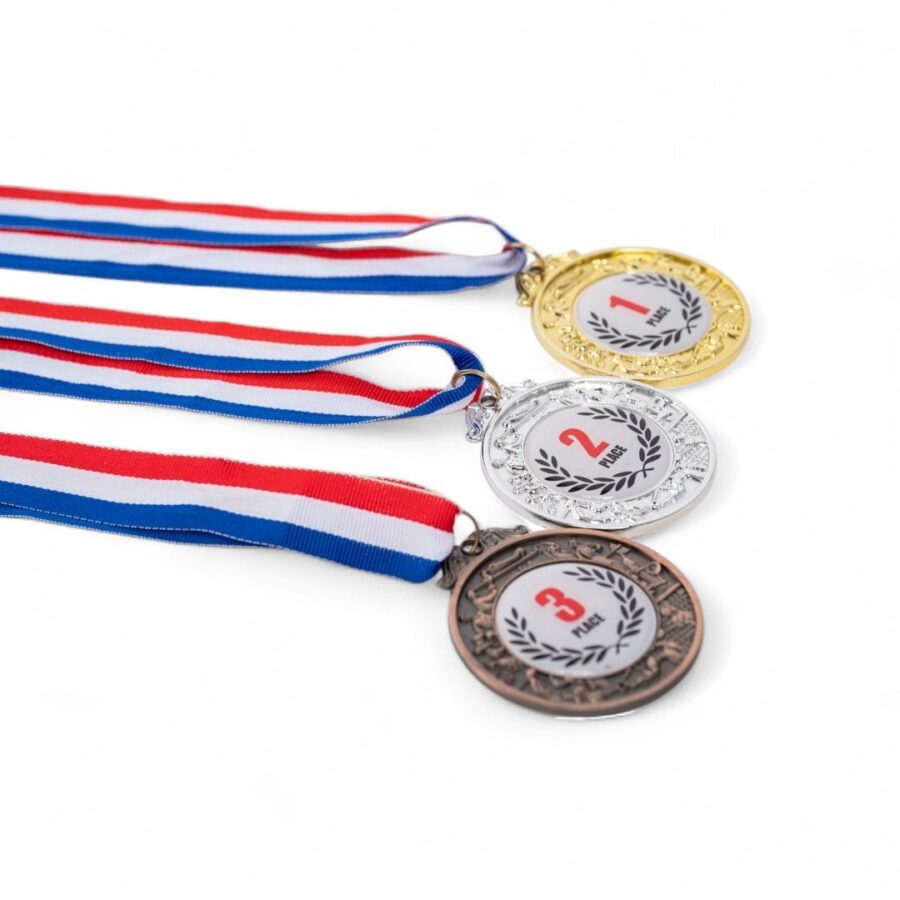Gold Silver and Bronze Award Medals