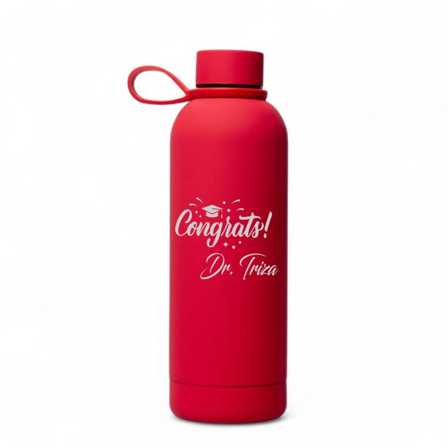Branded Red Thermal Flask