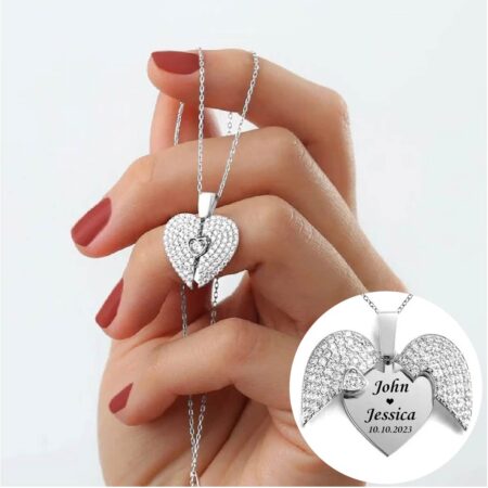 Engraved Heart Necklace