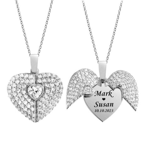 Engraved Heart Necklace