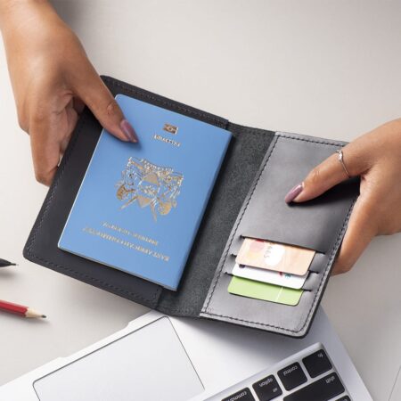 Black Passport Cover