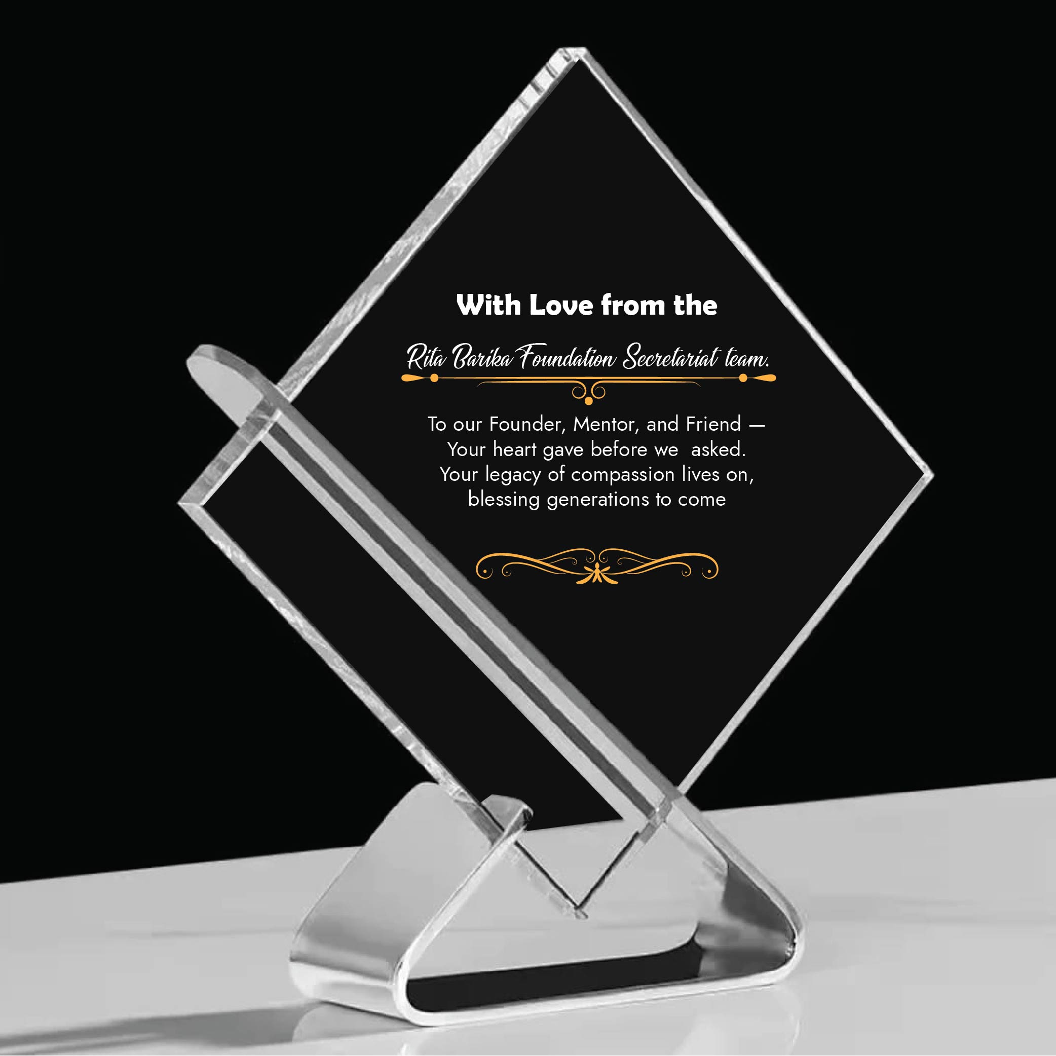 Crystal Glass Award Trophies