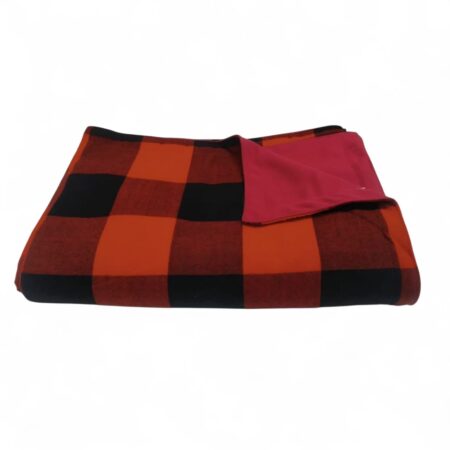 Checked Maasai shuka blanket