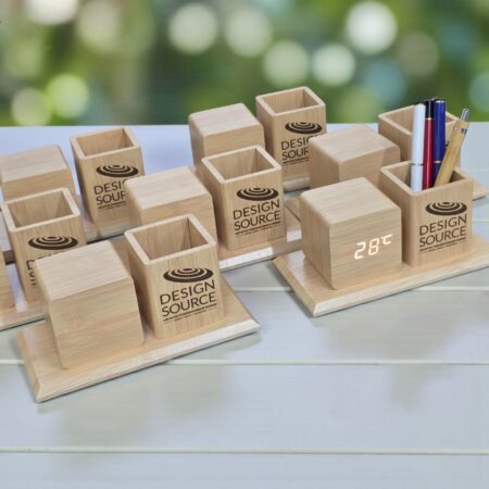 Eco Friendly Bamboo Pen Holder