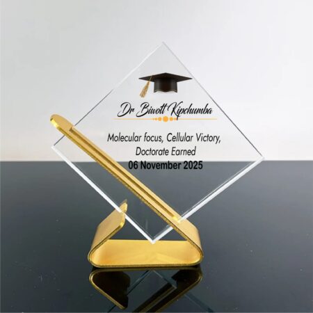 Golden Base Crystal Trophy