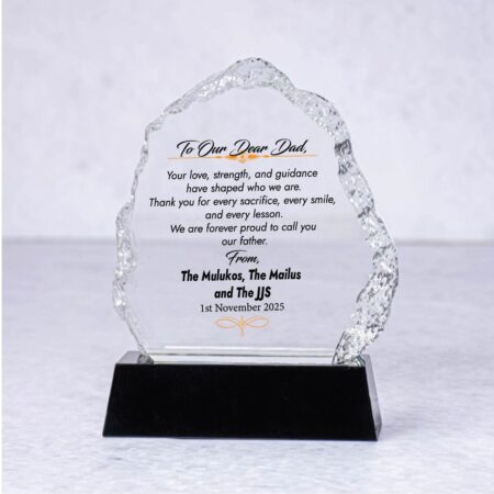 Personalized Crystal Award Trophies