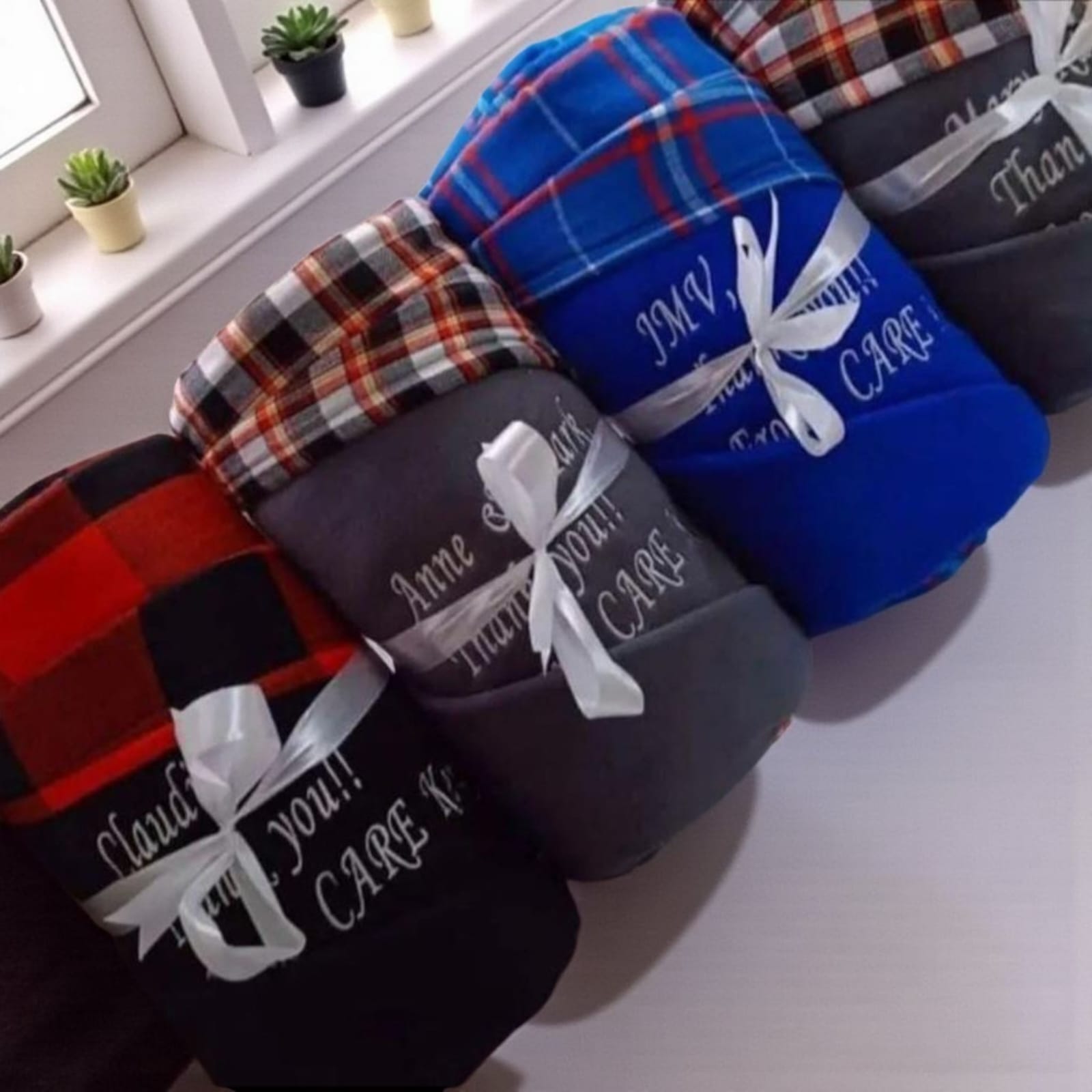 Personalized Maasai Fleece Blankets