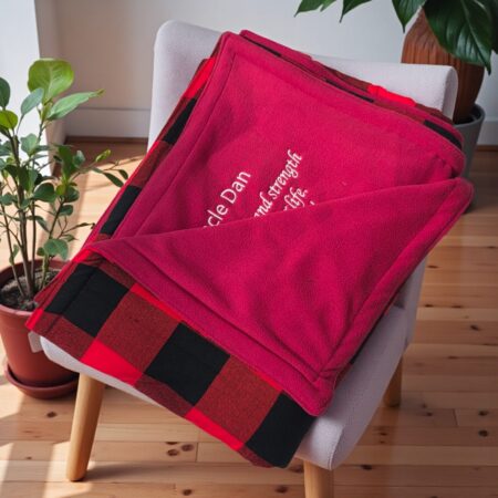 Custom Maasai Fleece Blanket
