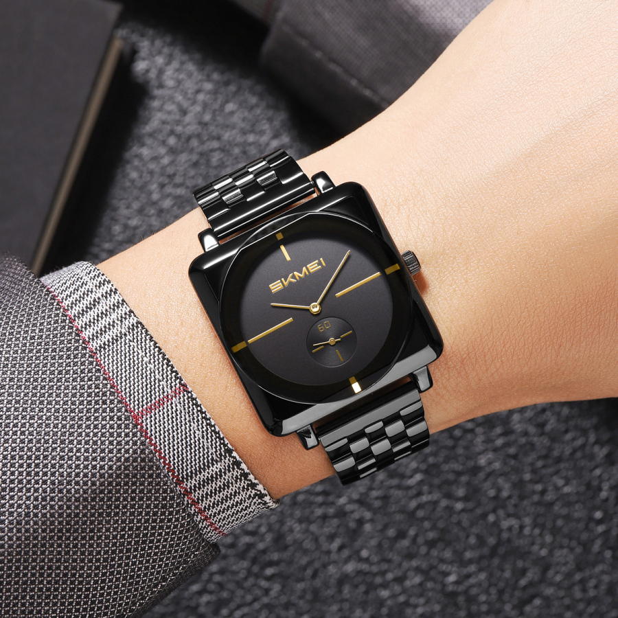 SKMEI Luxury Black Men Wrist Watch