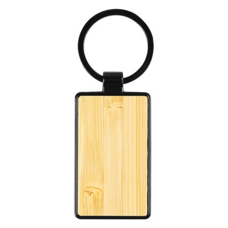 Premium Wooden & Metallic Keychain