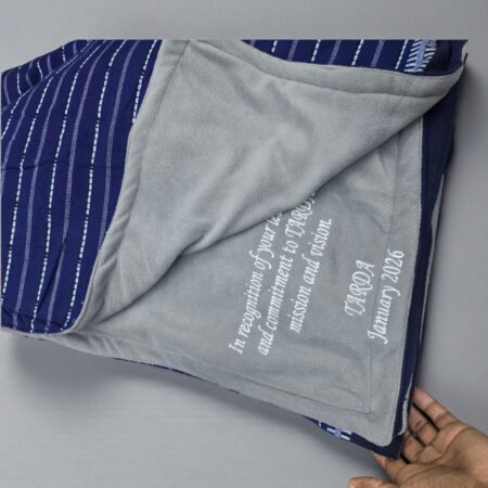 Soft Striped Fleece Throw Blanket