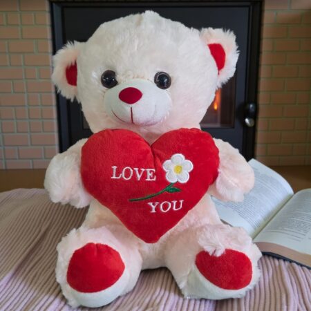 Cream Romantic Teddy Bear
