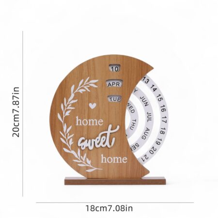 Premium Wooden Perpetual Calendar
