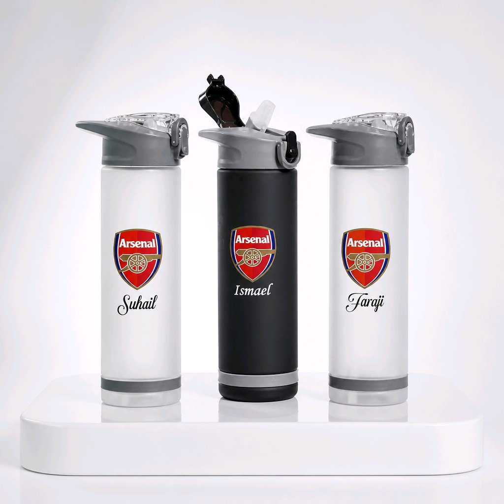 Branded Arsenal Fan Water Bottle