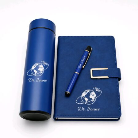 Personalized Blue Executive Gift Set