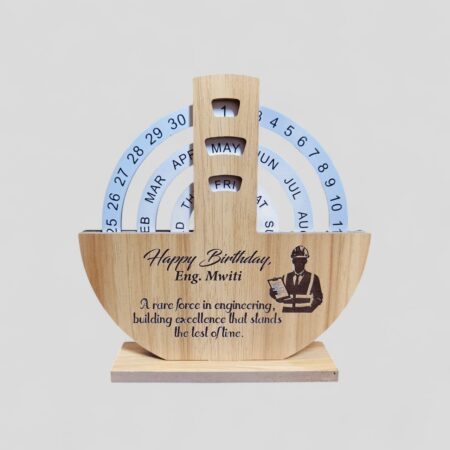 Personalized Wooden Desk Calendars