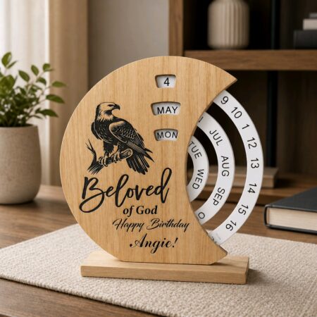 Wooden Perpetual Desk Calendars