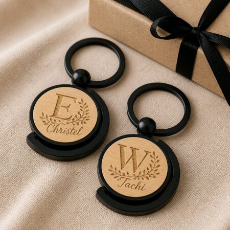 Engraved Couples Key chain