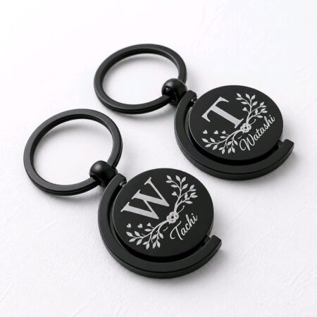 Engraved Couples Key chain