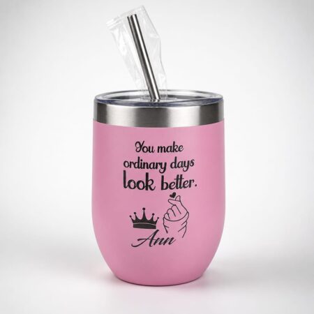 Reusable Tumblers With Straw