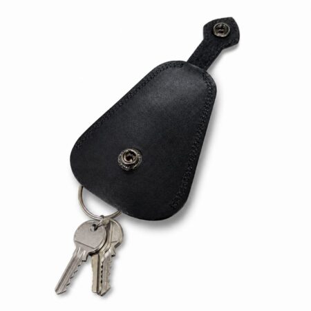 Black Leather Key Holder Pouch