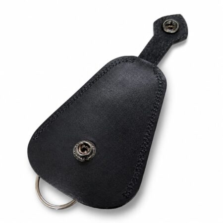 Black Leather Key Holder Pouch