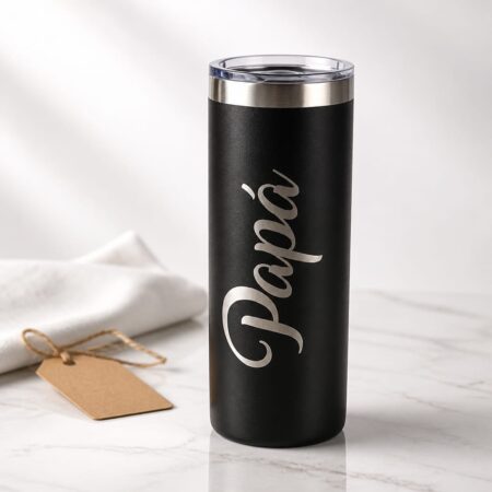 Engraved Stainless Steel Skinny Tumblers