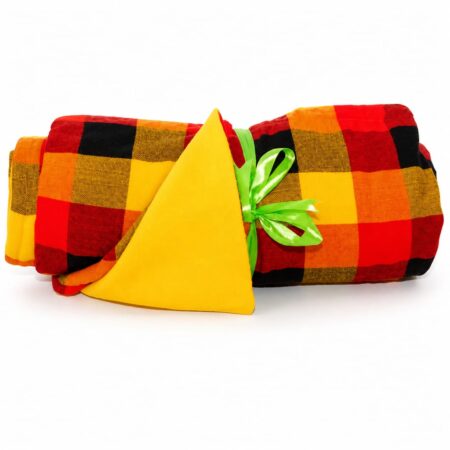 African Plaid Fleece Blankets