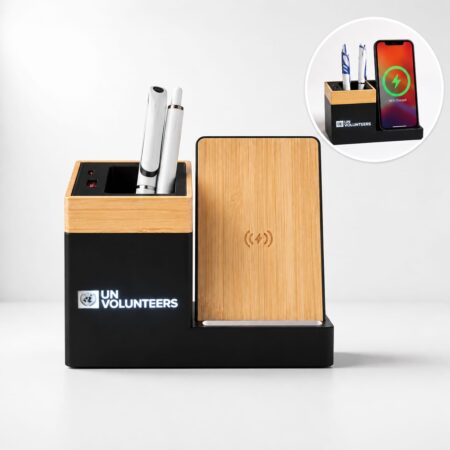 Wireless Charging Desk Organizer