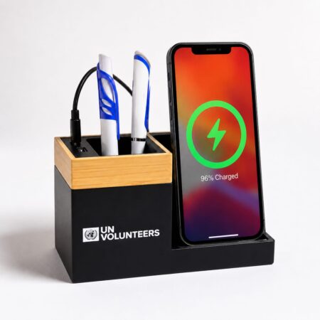 Wireless Charging Desk Organizer