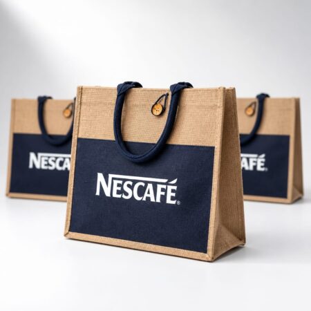 Personalized Corporate Jute Tote Bag