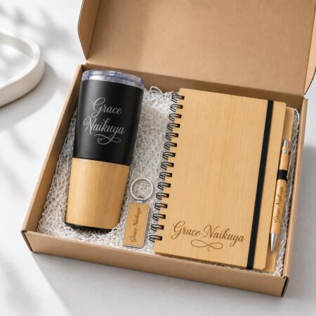 Personalized Wooden Executive Gift Set