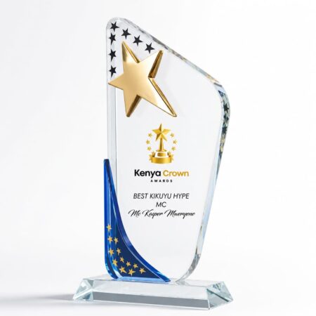 Premium Golden Star Award Trophy