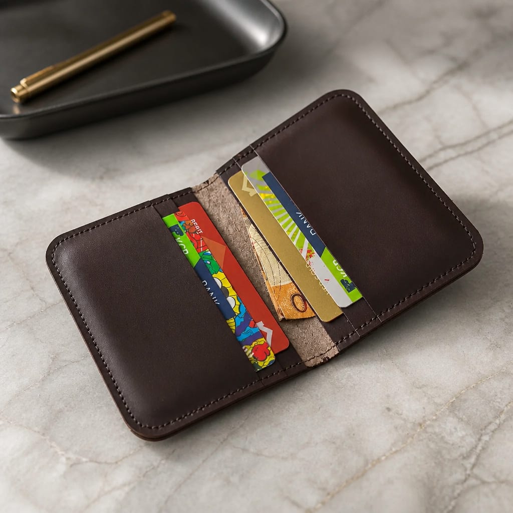 Pure Leather Card Holder Wallet