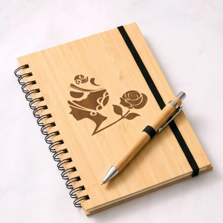 Engraved Wooden Notebooks