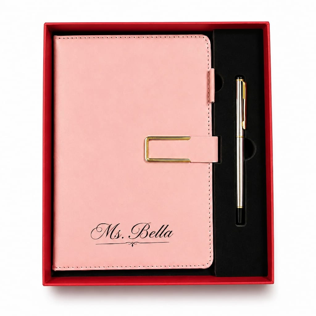 Personalized A5 Notebooks and Pens