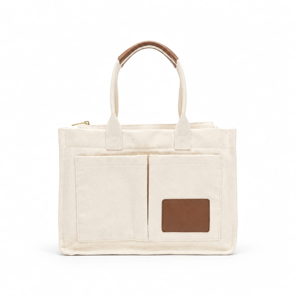 Personalized Canvas Laptop Tote Bag