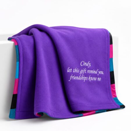 Personalized Maasai Fleece Blanket