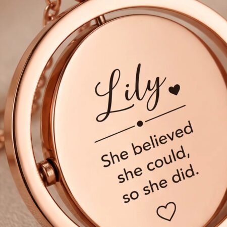 Personalized Spinning Necklace