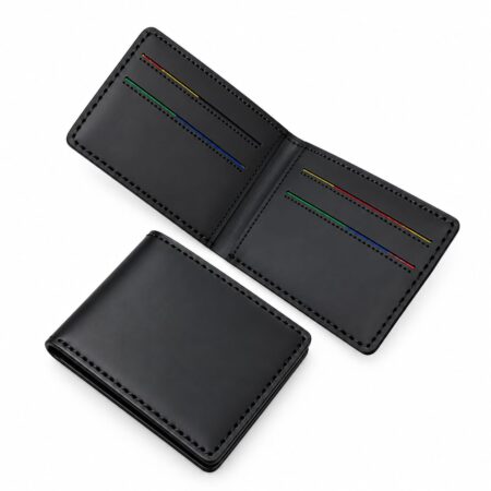 African Inspired Men Leather Wallet