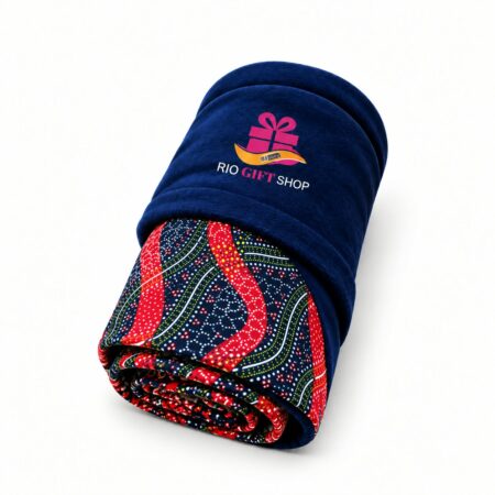 Branded Ankara Fleece Blankets