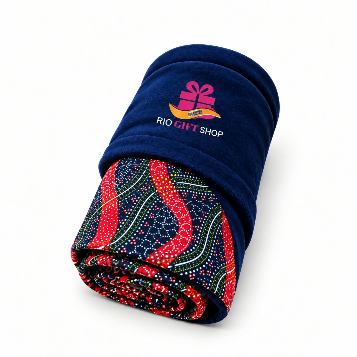 Branded Ankara Fleece Blankets