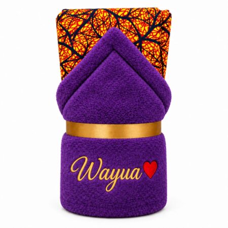 Ankara Sherpa Fleece Blanket