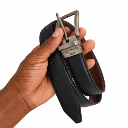 Reversible Leather Belt for Men